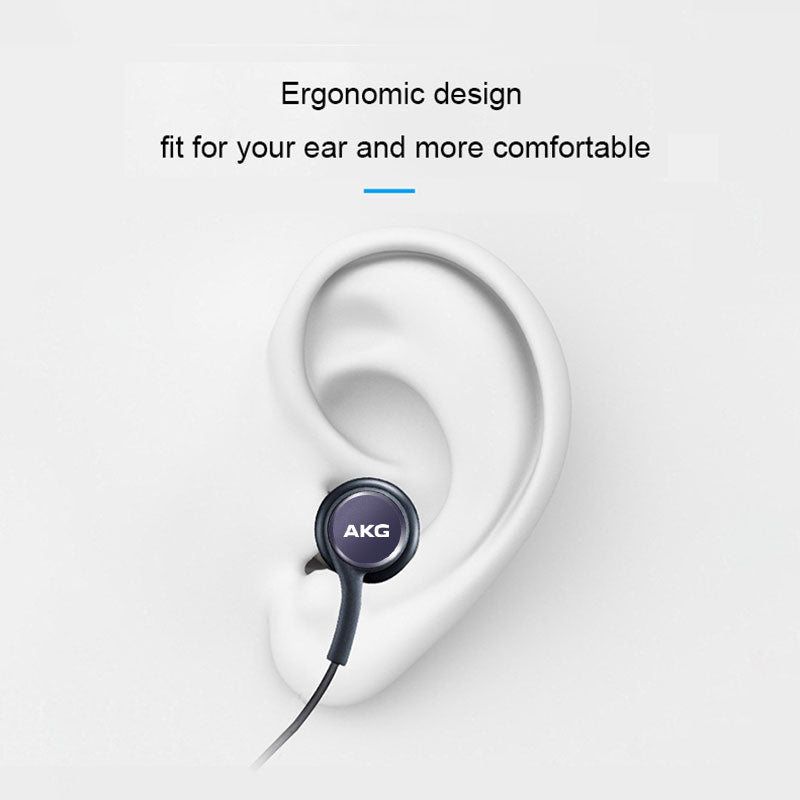Pack of 2 AKG Handfree | Type C | 3.5mm Handsfree | Stereo Sound Handsfree | High Quality Sound Universal Stereo Handsfre