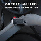 Rechargeable Tactical LED Flashlight & Power Bank with Safety Hammer