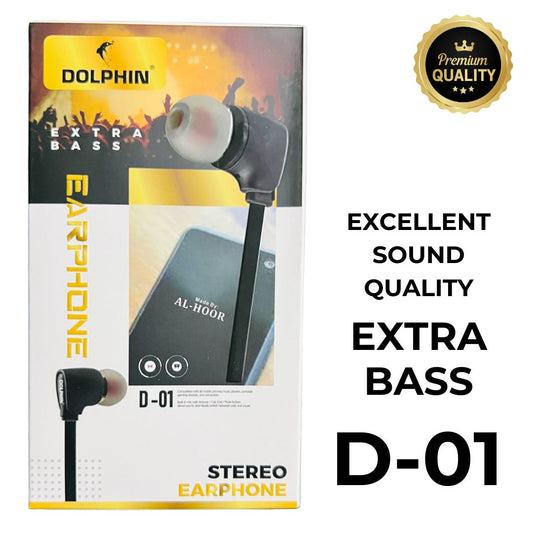 Pack of 2 D-01 Handsfree | Super Bass | Elegant Design