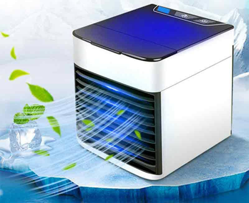 Arctic Air Ultra | 3-in-1 Mini USB Portable Air Cooler, Personal Evaporative AC with LED Night Light – Compact Air Conditioner for Home, Office & Travel